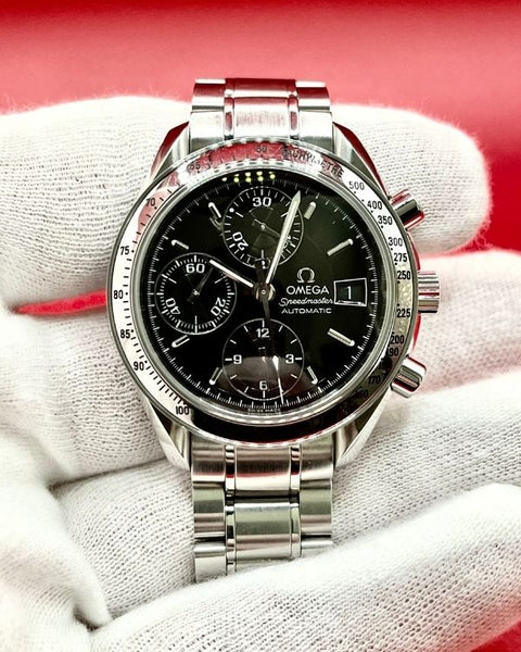 Omega Speedmaster Chronograph Date 39mm Black Dial (3513.50.00