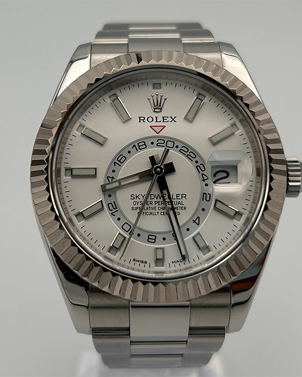 2020 Rolex Skydweller Oystersteel White Dial (326934)