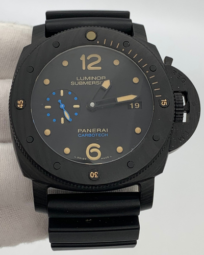 2016 Panerai Luminor Submersible 1950 3 Days Automatic 47MM Black Dial Rubber Strap (PAM00616)