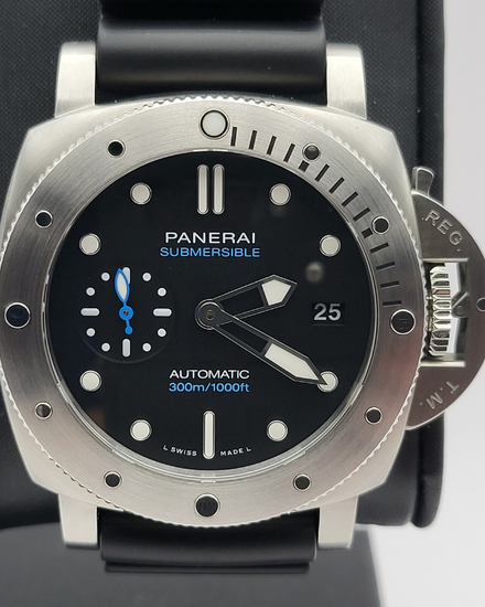 2021 Panerai Submersible Black Dial PAM00973 Grailzee