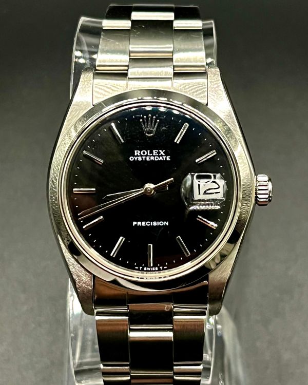 Rolex Oysterdate Precision Black Dial (6694)