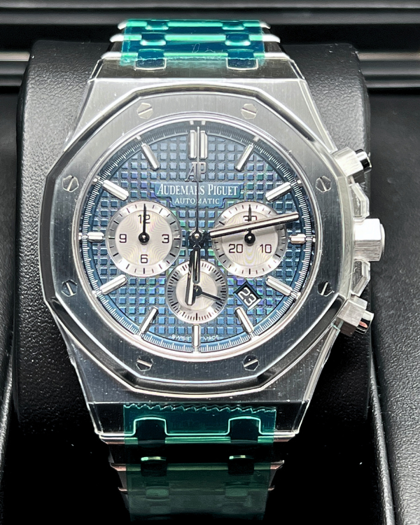 2022 Discontinued Audemars Piguet Royal Oak Chronograph Blue Panda Dial (26331ST.OO.1220ST.01)