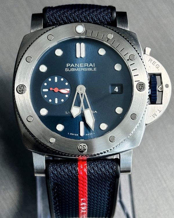 2022 Panerai Luminor Submersible Quaranta Quattro Steel Blue Dial