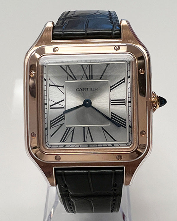 No Reserve - Cartier Santos Dumont 18k Rose Gold (WGSA0021)