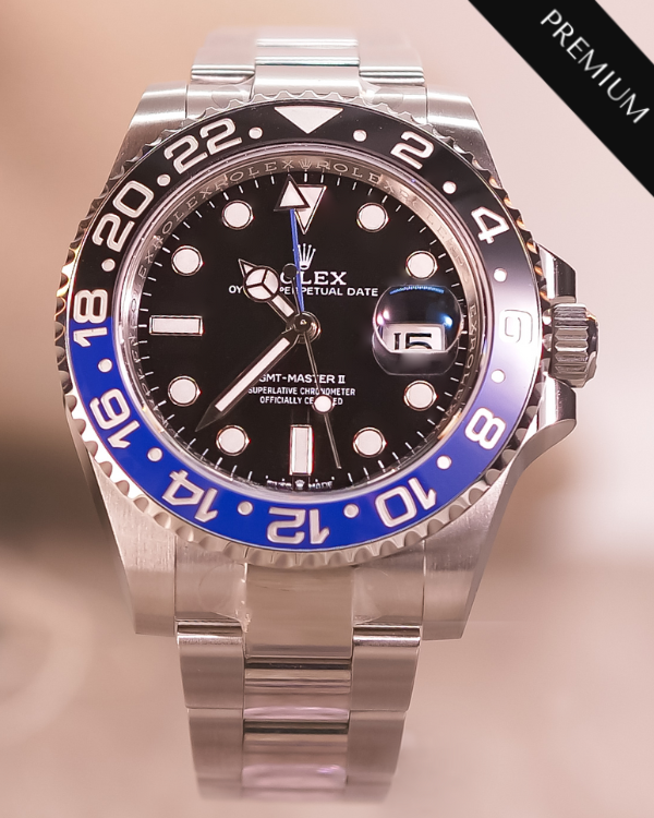 2023 Rolex GMT-Master II "Batman" 40MM Black Dial Oyster Bracelet (126710BLNR)