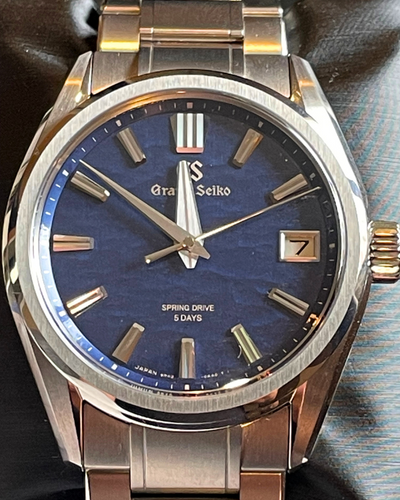 2023 Grand Seiko Evolution 9 40MM Blue Dial Titanium Bracelet (SLGA019G)