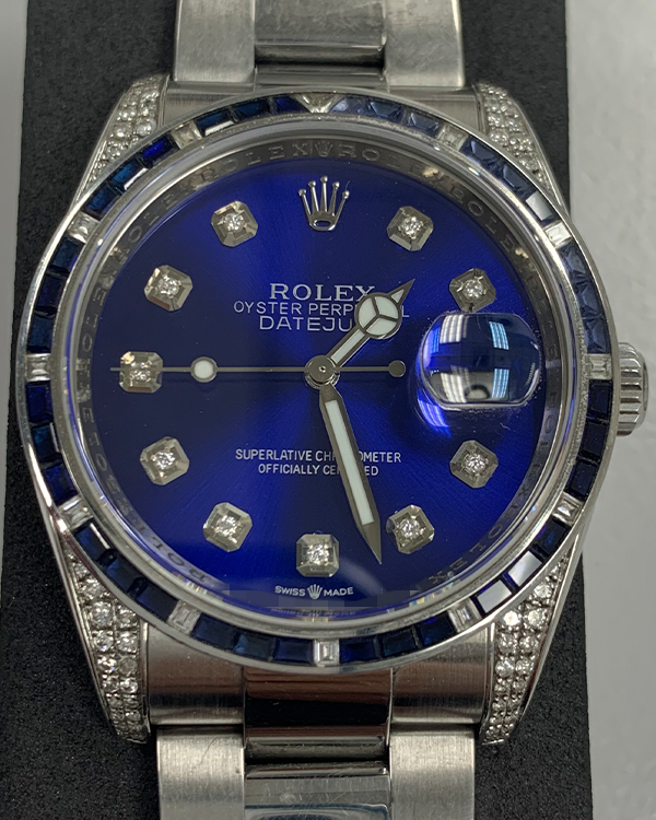 Rolex Datejust 36MM Blue Dial Oyster Bracelet (116200)