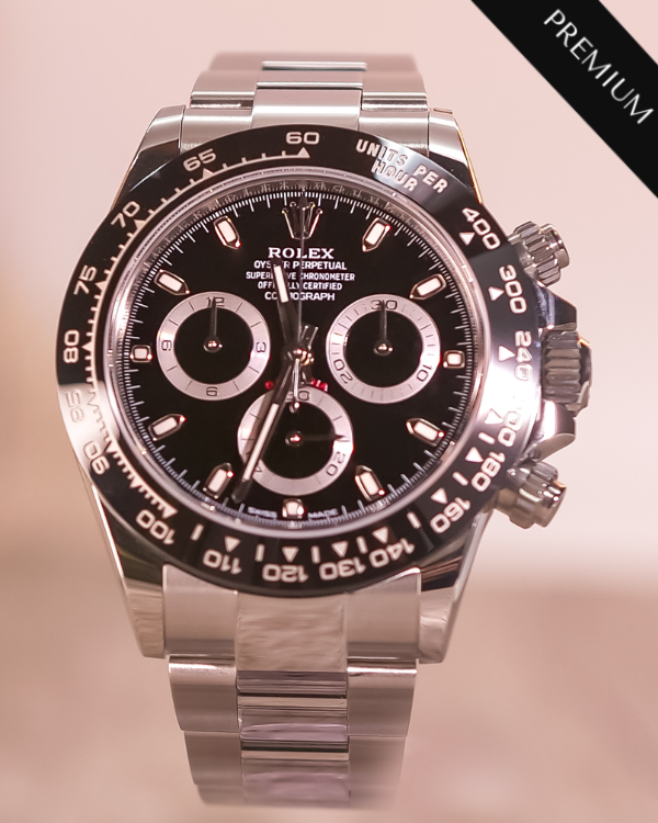 2023 Rolex Cosmograph Daytona 40MM Black Dial Oystersteel Bracelet (116500LN)