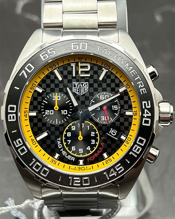 2022 TAG Heuer Formula 1 43MM Quartz Black Dial Steel Bracelet (CAZ101AC.BA0842)