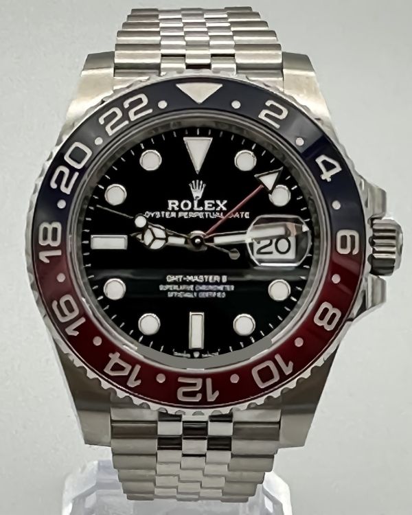 2023 Rolex Pepsi Jubilee Oystersteel Black Dial (126710BLRO)