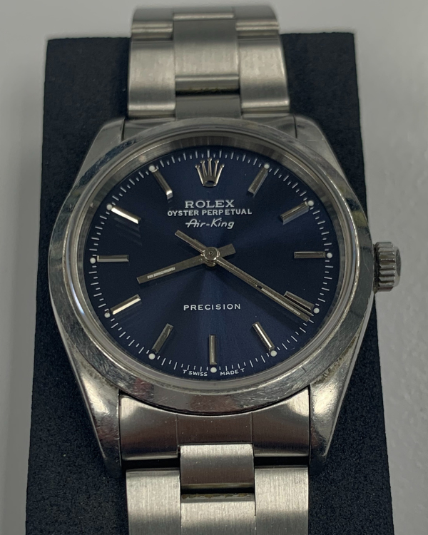 Rolex Air-King 34MM Blue Dial Oyster Bracelet (14000)