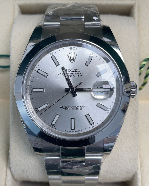 2023 Rolex Datejust 41MM Oystersteel Silver Dial (126300)