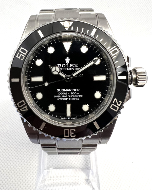 2022 Rolex Submariner No-Date 41MM Black Dial Oystersteel Bracelet (124060)