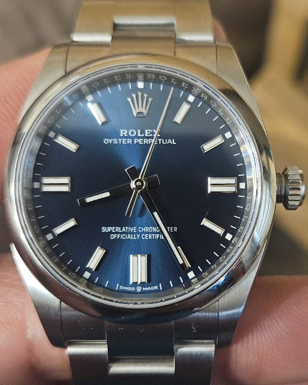 2024 Rolex Oyster Perpetual 36MM Blue Dial Oystersteel Bracelet (126000)