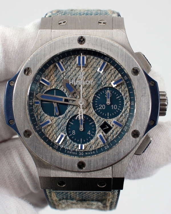 Hublot Big Bang Jeans 44MM Jeans Dial Textile Strap (301.SL.2770.NR.JEANS)