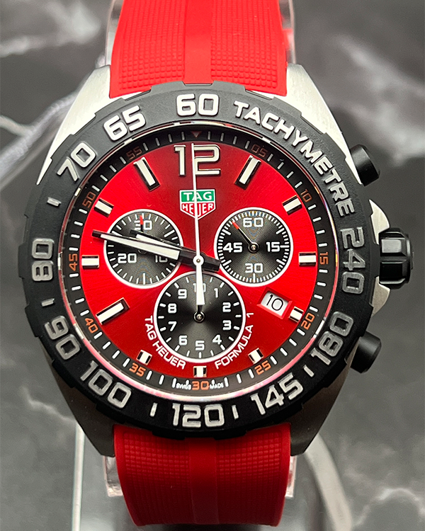 2023 TAG Heuer Formula 1 43MM Red Dial Rubber Strap (CAZ101AN.FT8055)