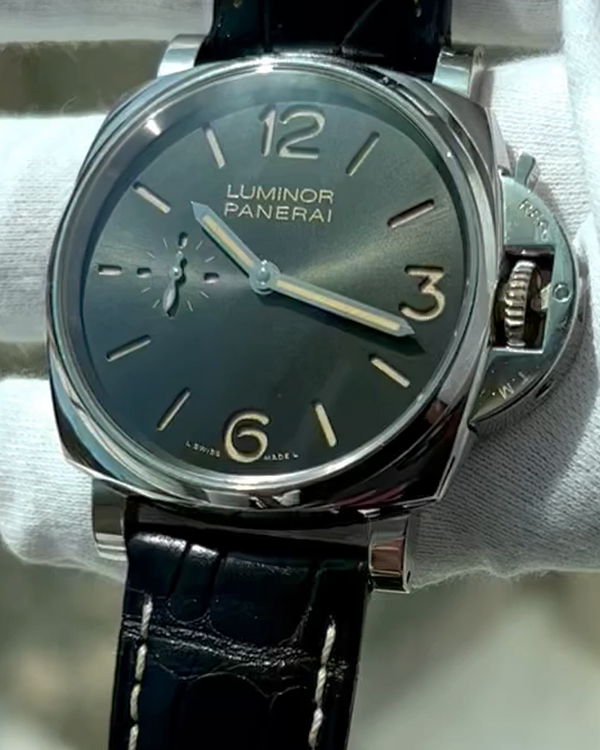 2018 Panerai Luminor Due Stainless Steel Black Dial (PAM00676)