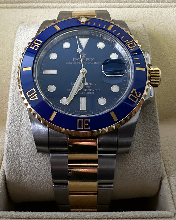 No Reserve - Rolex Submariner Date Royal Blue (116613LB)