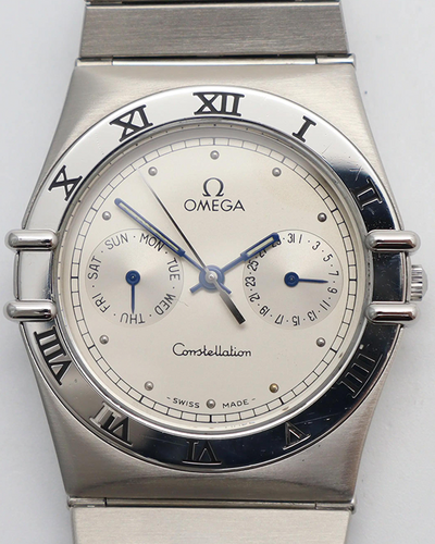 Omega Constellation 34MM Quartz Silver Dial Steel Bracelet (198.0142)