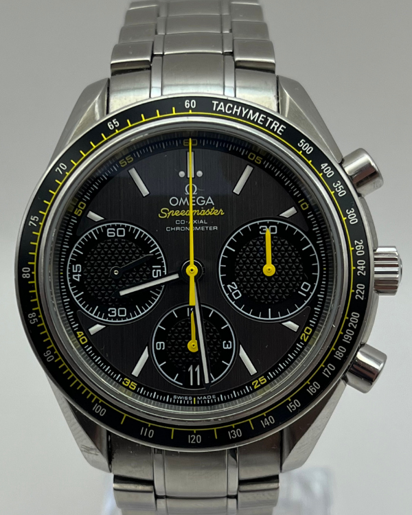 2015 Omega Speedmaster Racing 40MM Grey Dial Steel Bracelet (326.30.40.50.06.001)