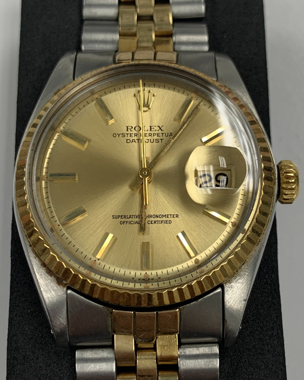 Rolex Datejust 36MM Champagne Dial Two-Tone Jubilee Bracelet (16013)