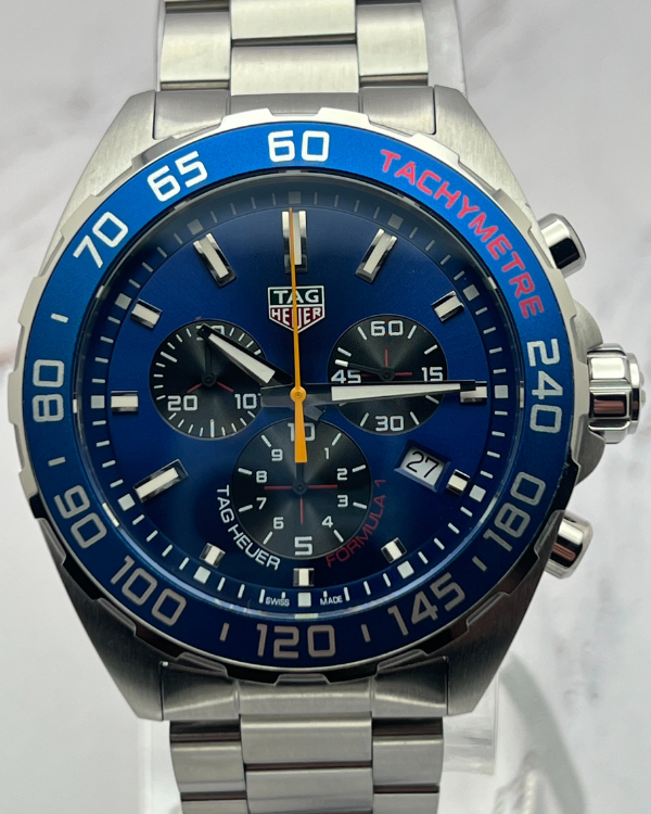 2023 TAG Heuer Formula 1 "Red Bull" 43MM Quartz Blue Dial Steel Bracelet (CAZ101AB.BA0842)