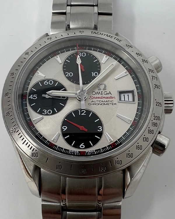 Omega Speedmaster Date 40MM Silver Dial Steel Bracelet (3211.31.00)