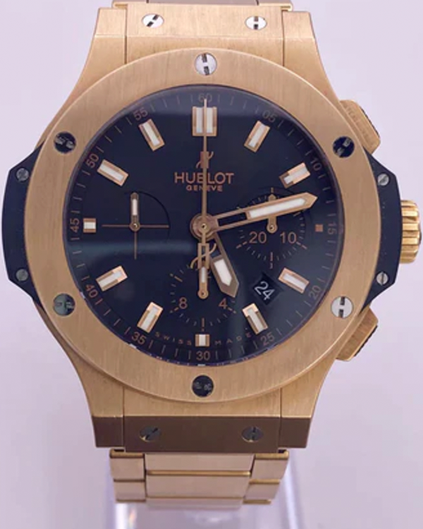 2014 Hublot Big Bang Evolution 18K Rose Gold Black Dial (301.PX.1180.PX)