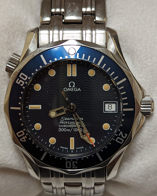 No Reserve - Omega Seamaster Diver 300M 34.80MM Blue Dial Steel Bracelet (2551.80.00)