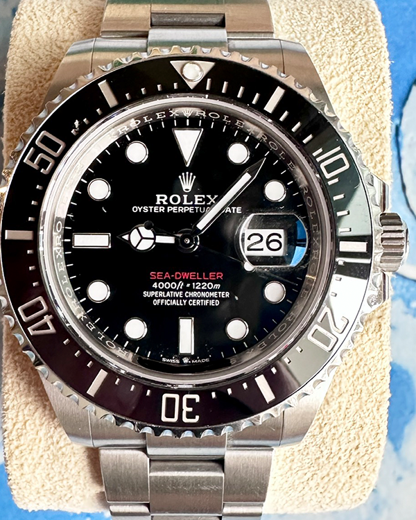 2022 Rolex Sea-Dweller 43MM Black Dial Oyster Bracelet (126600)