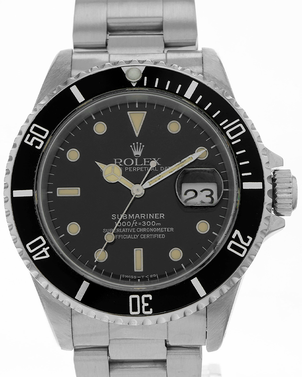 Rolex Submariner Date 40MM Black Dial Steel Bracelet (16610)