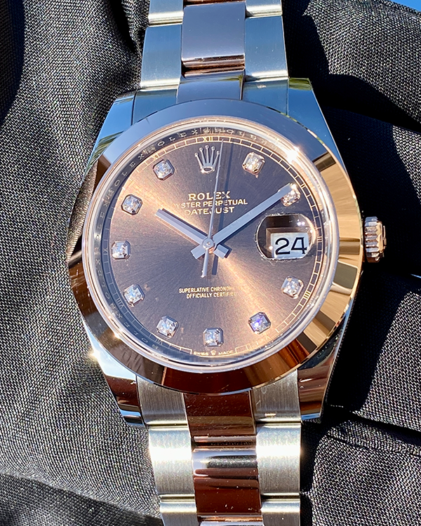 Chocolate hotsell datejust 41