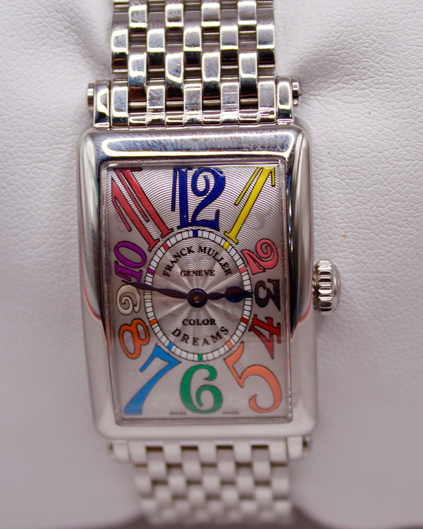 Franck Muller Long Island Color Dream 23MM Steel Silver Dial (23429262)