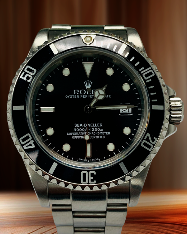 Rolex Sea-Dweller 4000 40MM Black Dial Oyster Bracelet (16600)