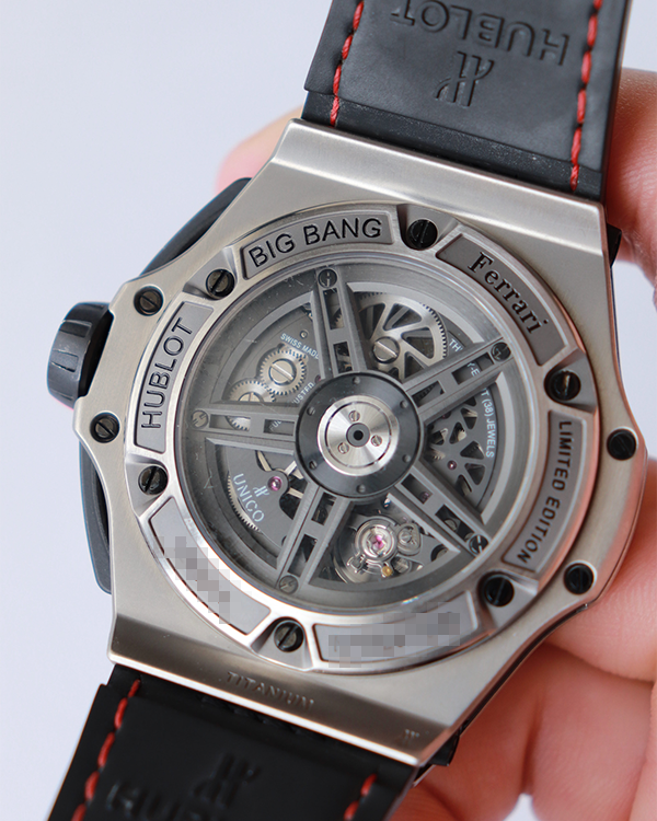 Hublot Big Bang Ferrari Unico Titanium Skeleton 45mm Limited Edition 1 ...
