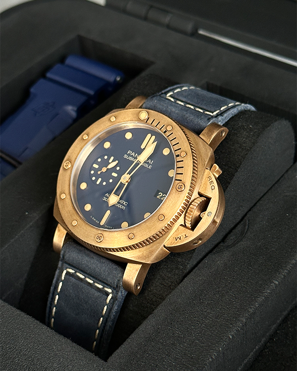 No Reserve - Panerai Submersible Bronzo Blu Abisso (PAM01074)