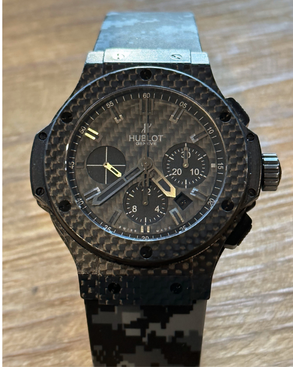 Hublot Big Bang 44 mm Carbon Black Dial (301.QX.1740.RX)