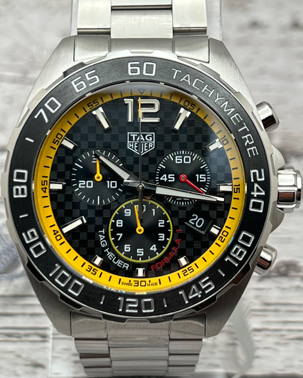 2023 TAG Heuer Formula 1 Quartz 43MM Bracelet Steel Black Dial (CAZ101AC.BA0842)