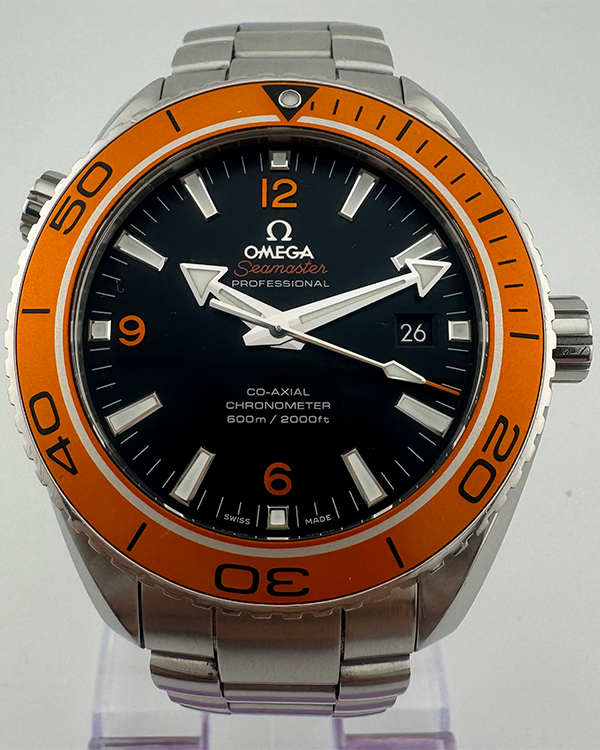 2020 Omega Seamaster Planet Ocean 600M 45.5MM Black Dial Steel Bracelet (232.30.46.21.01.002)