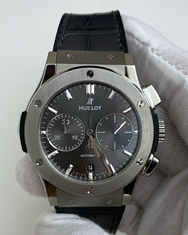 Hublot Classic Fusion Racing Grey Titanium Chronograph 45mm Titanium G ...