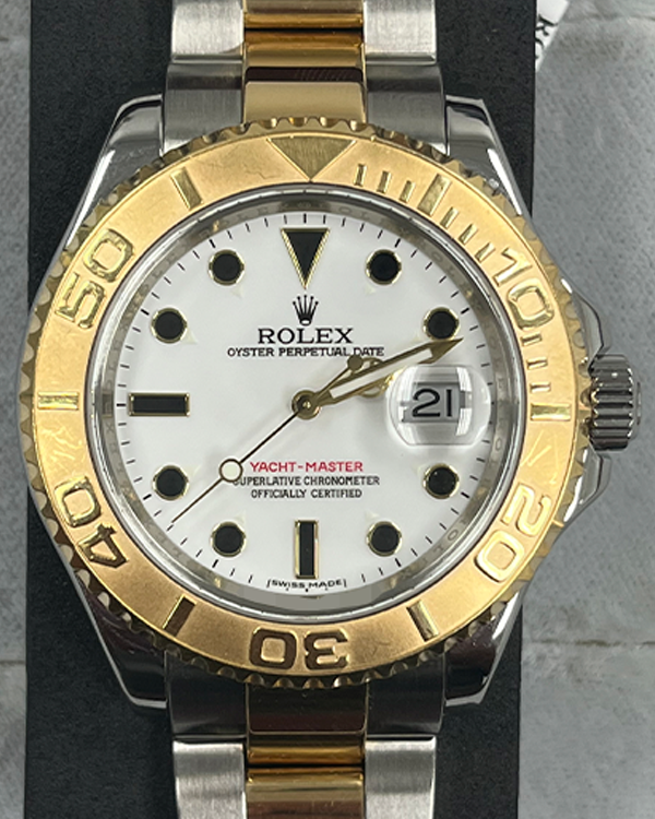 Rolex Yacht-Master 40MM White Dial Two-Tone Bracelet (16623)