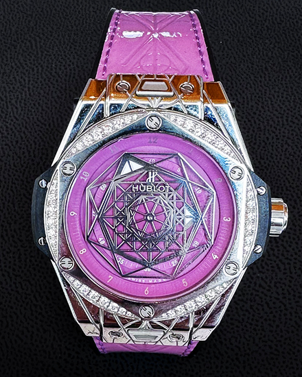 Hublot sang 2024 bleu pink