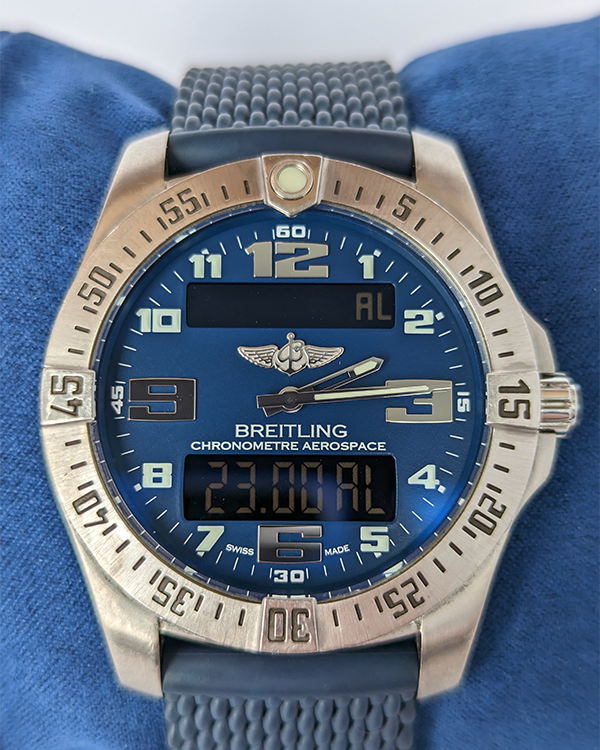 Breitling Aerospace EVO Titanium Blue Dial (E79363101C1E1)