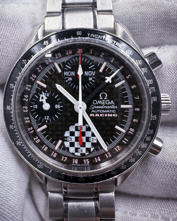 Omega Speedmaster Day-Date "Michael Schumacher" 39MM Black Dial Steel Bracelet (3529.50.00)