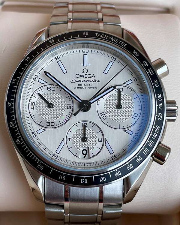 2022 Omega Speedmaster Racing 40MM Silver Dial Steel Bracelet (326.30.40.50.02.001)