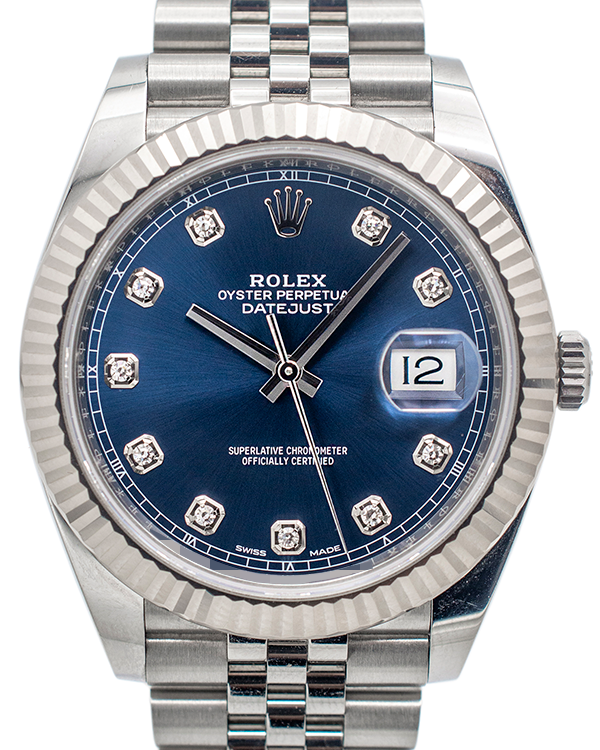 2018 Rolex Datejust 41MM Blue Dial Jubilee Bracelet (126334)