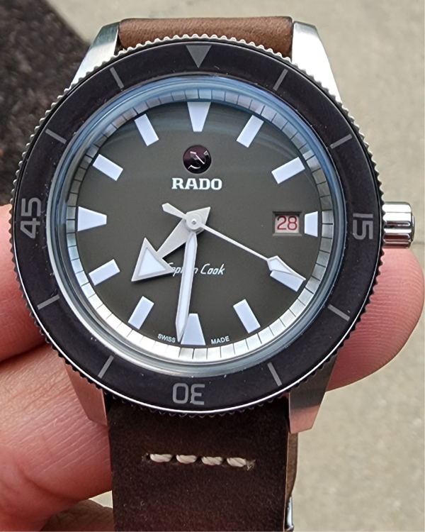 Rado HyperChrome Captain Cook 42MM Strap Steel Brown Dial (R32505305)