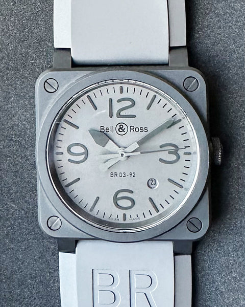 Bell and Ross 42 MM Black Ceramic (BR03-92-COMMANDO-CE) – Grailzee