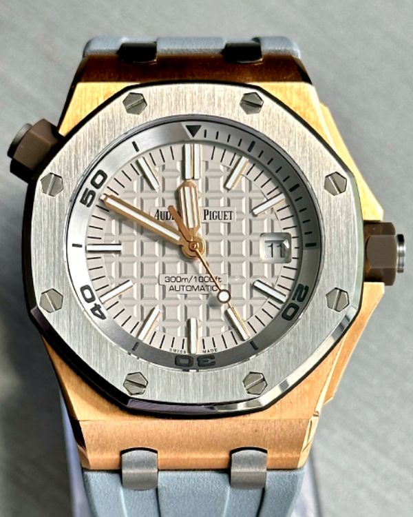 Audemars Piguet Royal Oak Offshore Japan Diver Rose Gold Grey Dial Limited Edition (15711OI.OO.A006CA.01)