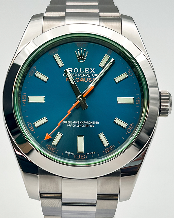 2021 Rolex Milgauss Oystersteel Blue Dial (116400GV)